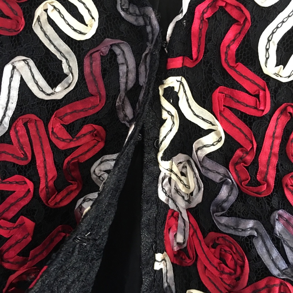 Travel Collection NWT Lace & Ribbon Jacket - Picture 3 of 10